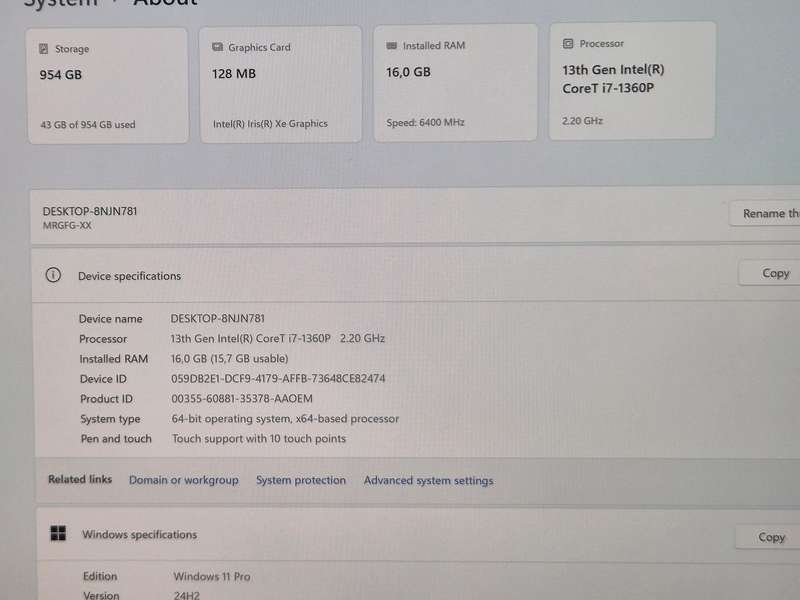 Huawei MateBook X Pro | 13th Gen Core i7 | Good As New