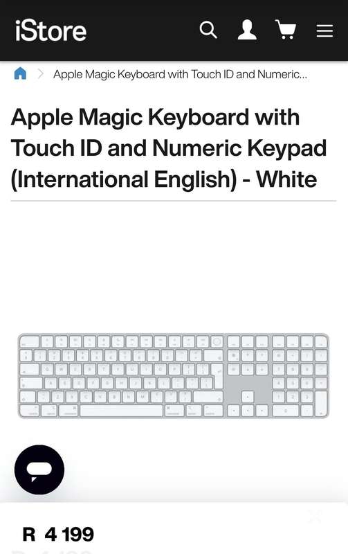 Apple Magic Keyboard with Touch ID and Numeric Keypad