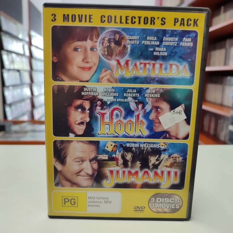 Matilda / Hook / Jumanji Dvd Set