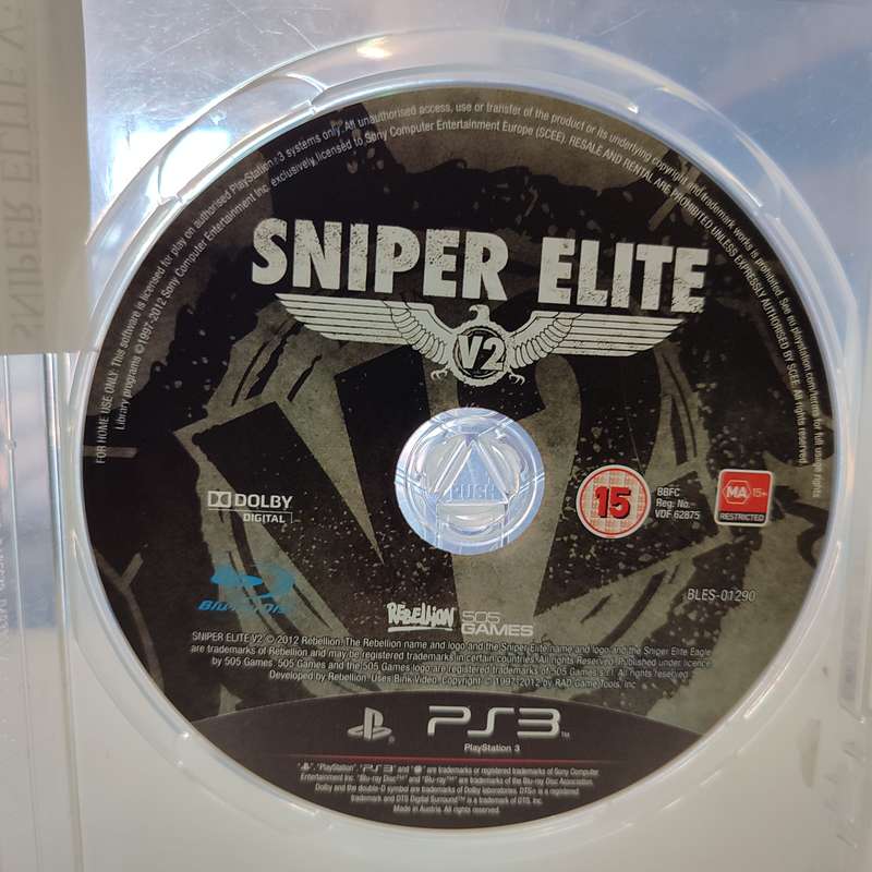 Sniper Elite V2 PlayStation 3 Disc Only