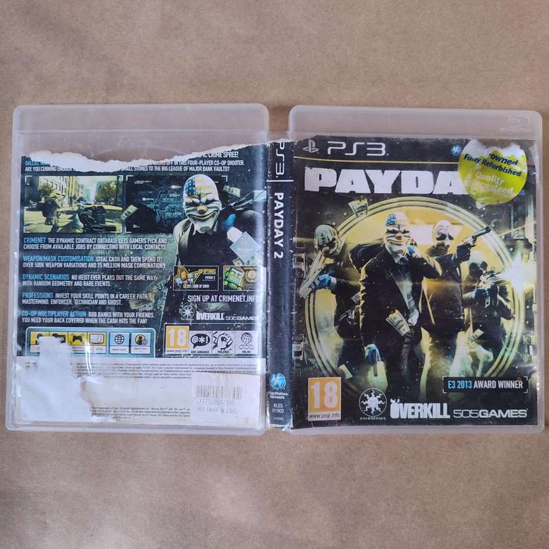 Payday 2 PlayStation 3 PS3