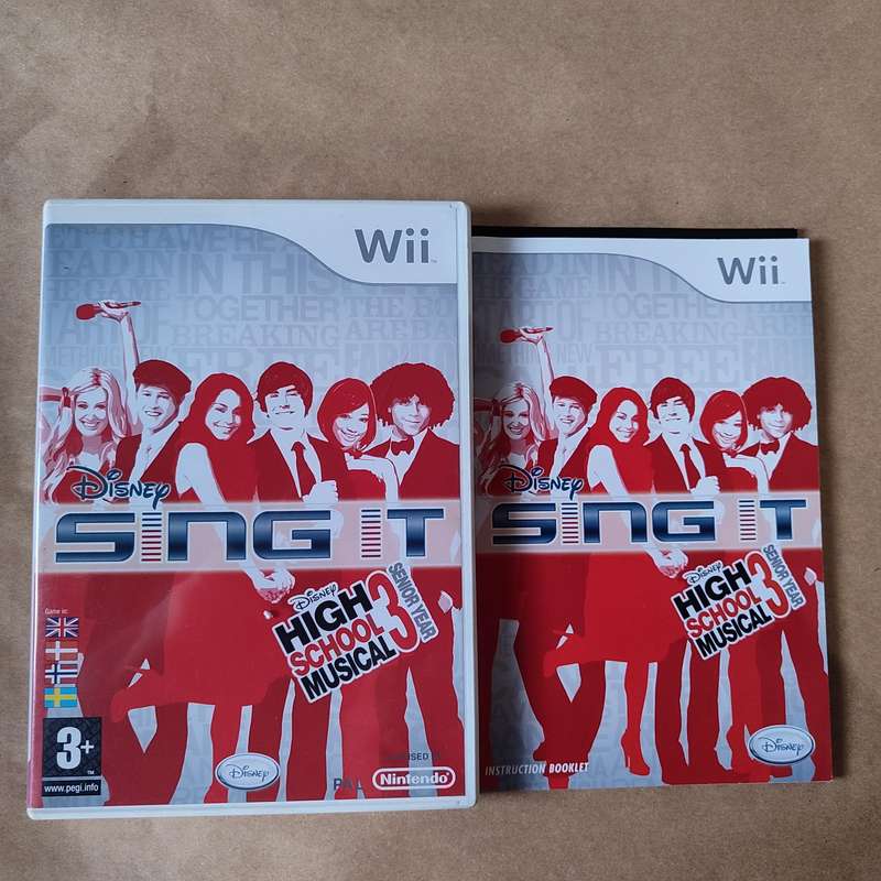 Disney Sing It High School Musical 3 Senior Year Nintendo Wii