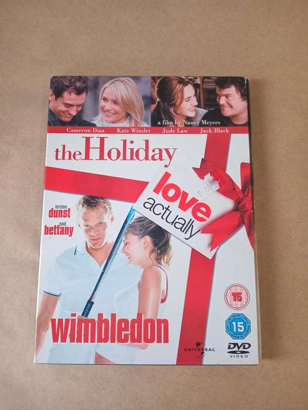 The Holiday / Love Actually/ Wimbledon Dvd Set