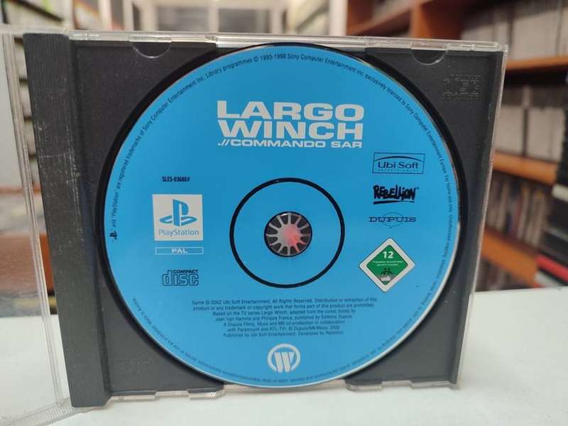 Largo Winch Commando SAR PlayStation PS1 disc only