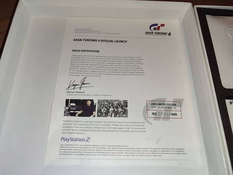 Gran Turismo 4 PlayStation 2 Launch Box Press Kit