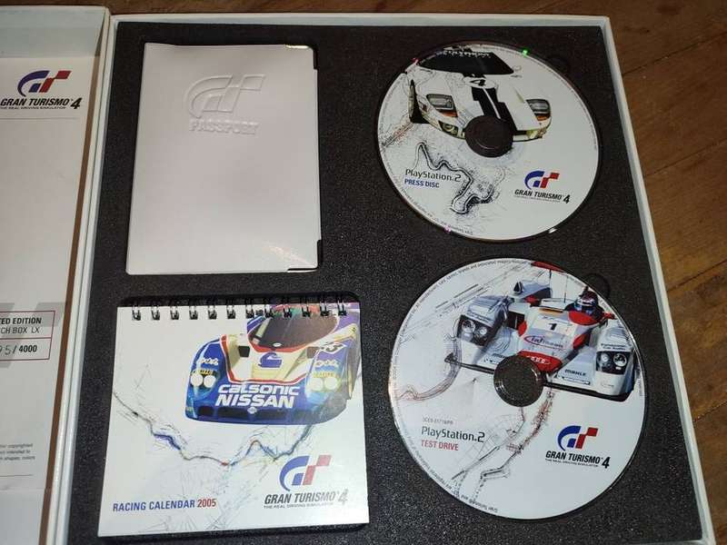 Gran Turismo 4 PlayStation 2 Launch Box Press Kit