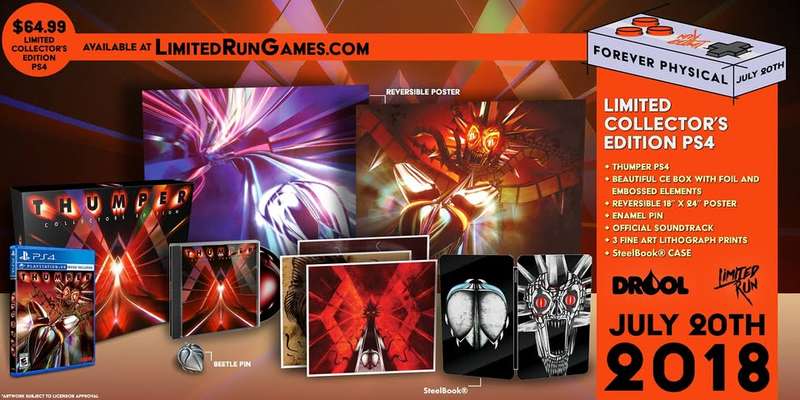 Thumper Collector's Edition PlayStation 4 Limited Run New Sealed
