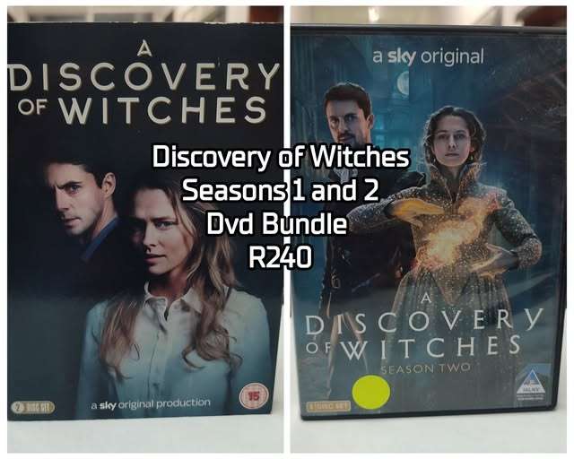 A Discovery of Witches Season 1 and Season 2 Dvd Bundle