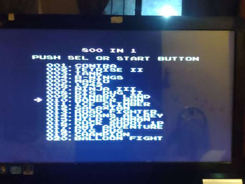 20 in 1 TV Game Cartridge