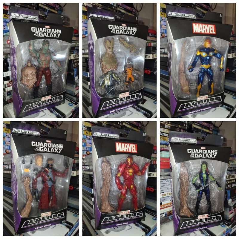 Marvel Legends Guardians of the Galaxy Groot Build a Figure Complete Figure Set
