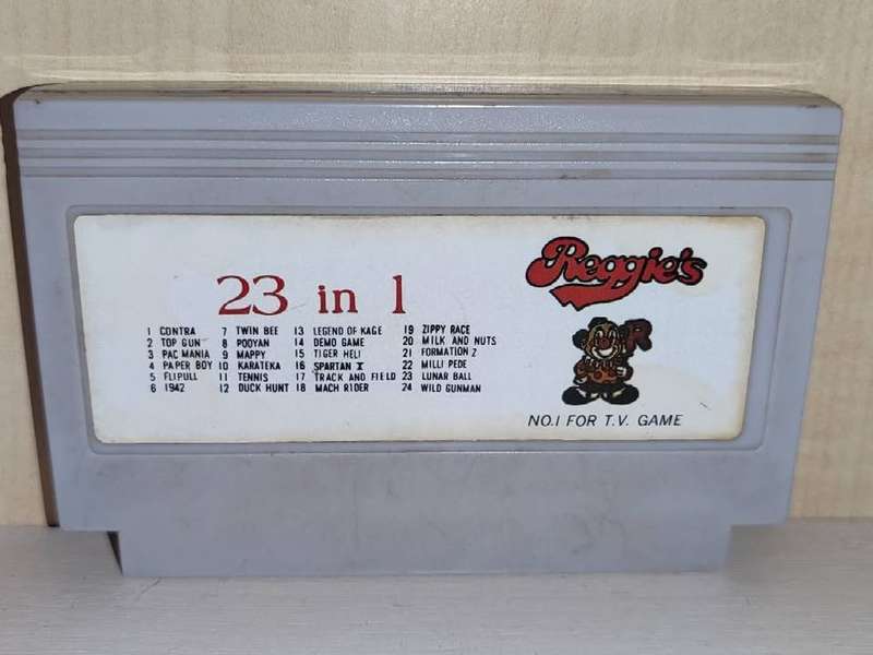 23 in 1 Reggies TV Game Cartridge