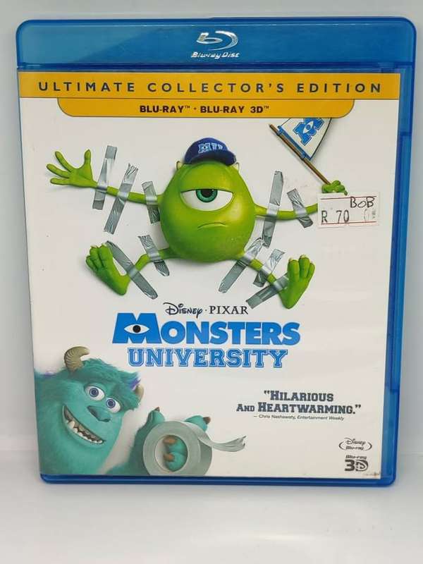 Monsters University 3D / 2D Blu Ray