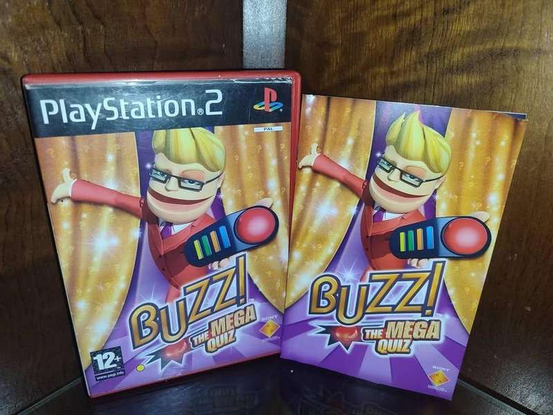 Buzz Controllers and 4 Game Bundle for PlayStation 2 PS2