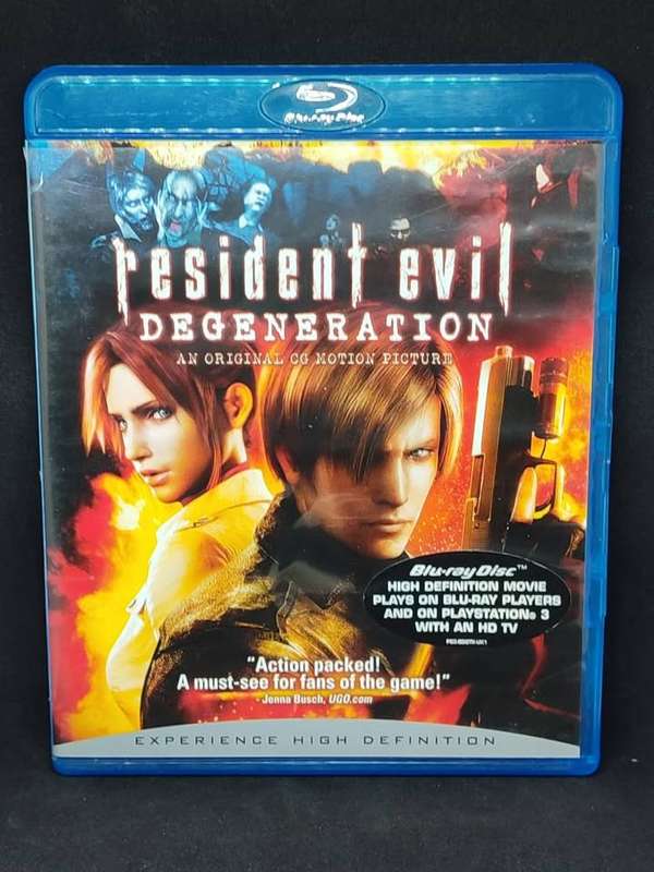 Resident Evil Degeneration Blu Ray