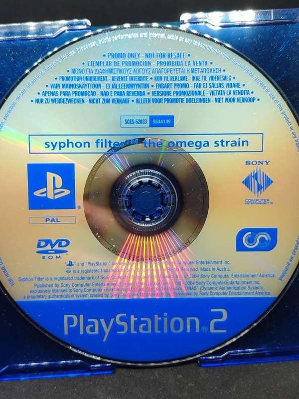 Syphon Filter Omega Strain Playstation 2 PS2 Promo Copy