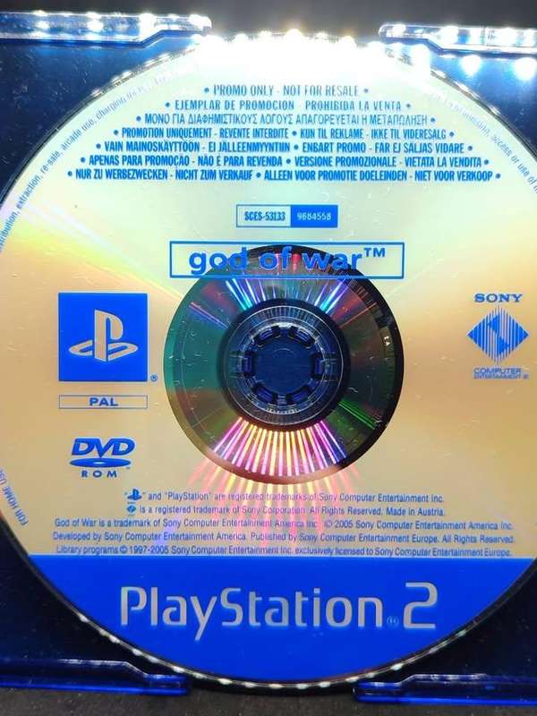 God of War  Playstation 2 PS2 Promo Copy