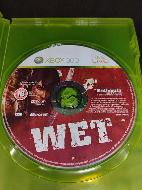 Wet Xbox 360 Disc only