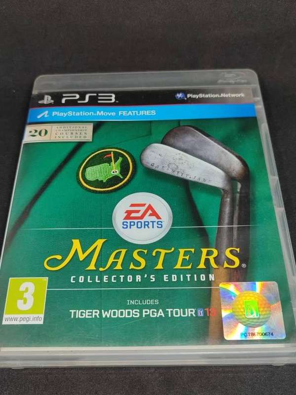 Tiger Woods 13 Masters Collector's Edition  Playstation 3 PS3
