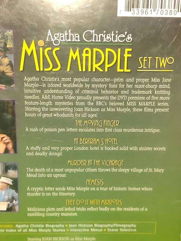 Agatha Christie's Miss Marple  Dvd Bundle