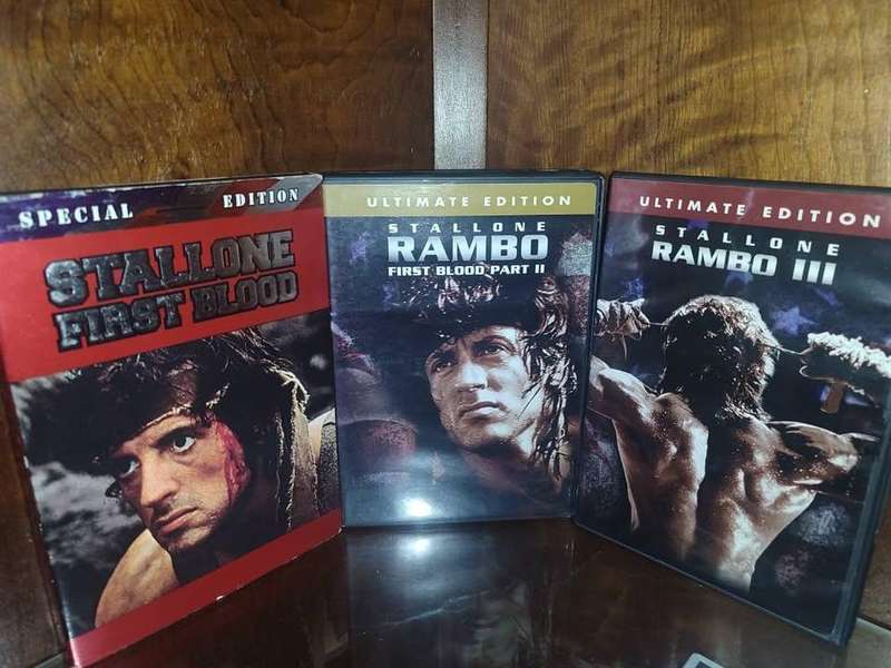 Rambo 3 Movie Bundle Dvd Set