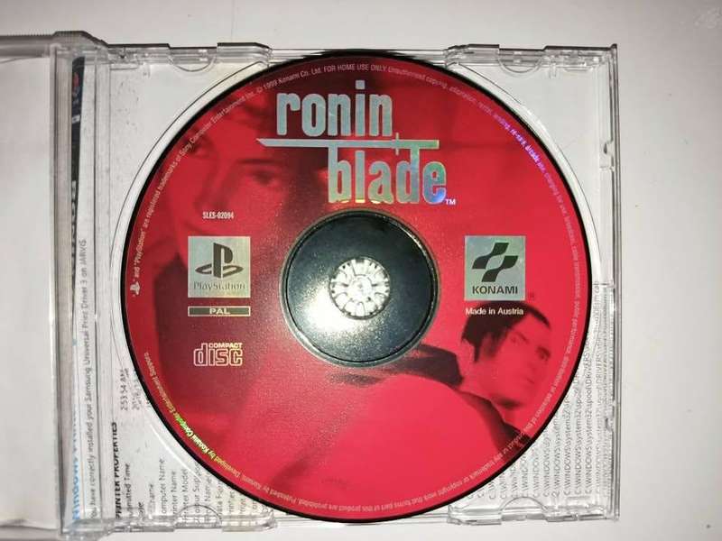 Ronin Blade  PlayStation PS One PS1 Disc only