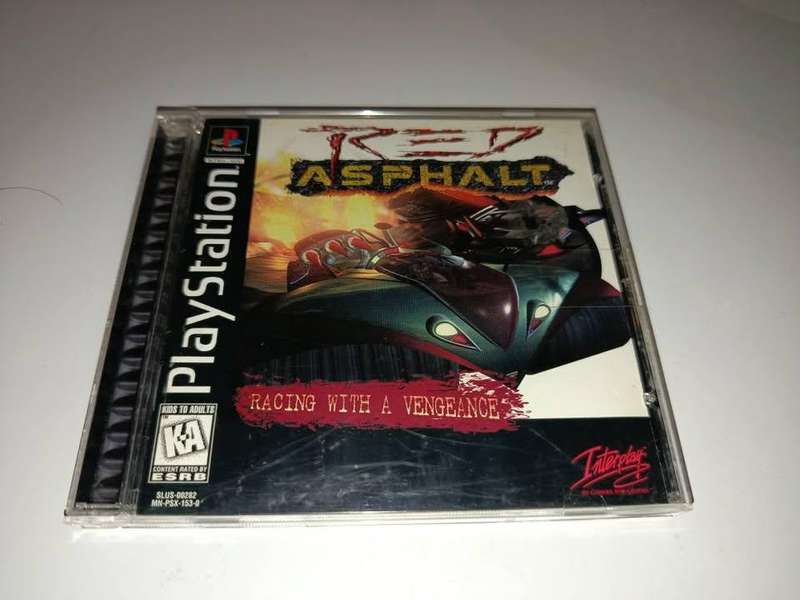Red Asphalt  PlayStation PS One PS1 US NTSC