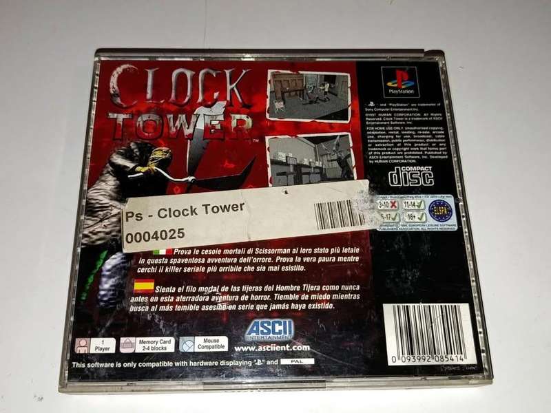 Clock Tower Playstation PS One