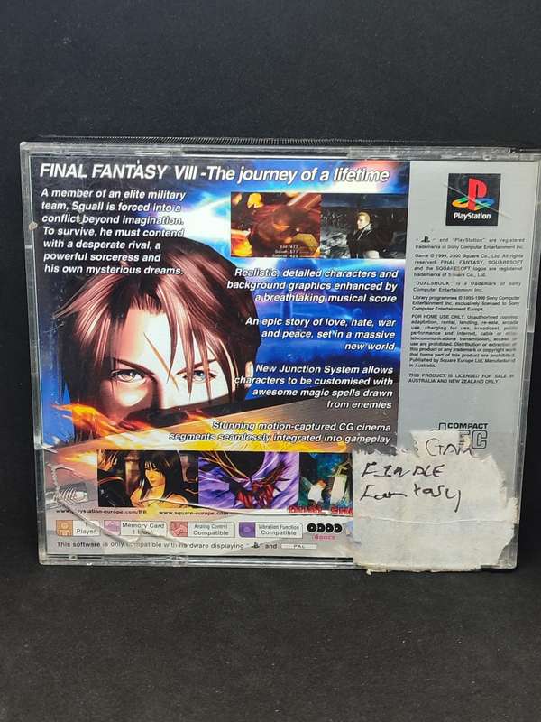 Final Fantasy VIII PlayStation PS One