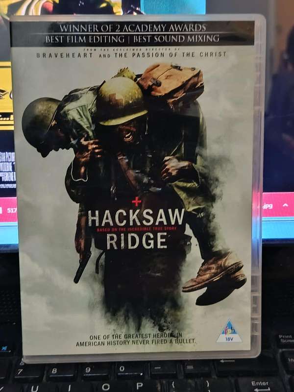 Hacksaw Ridge Dvd