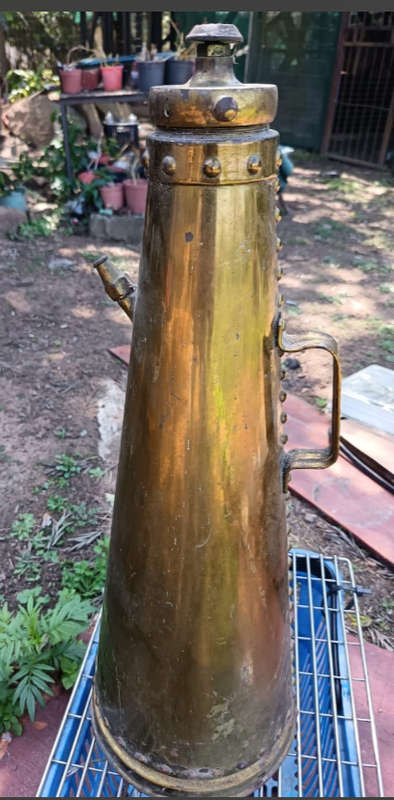 Brass 1920's Fire Extinguisher