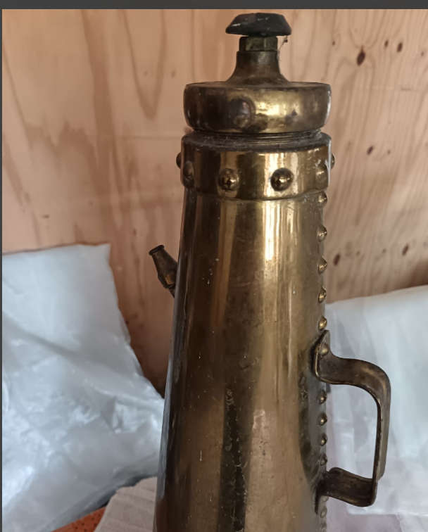 Brass 1920's Fire Extinguisher