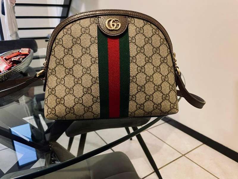 Gucci GG Supreme Ophidia Small Shoulder Bag