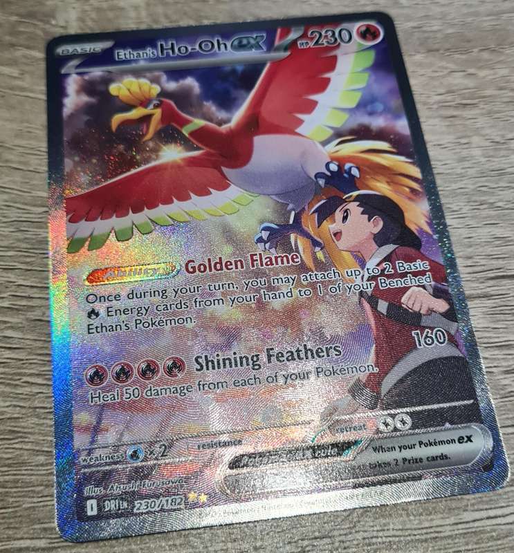 Ethan's Ho-Oh ex #230 Pokemon Destined Rivals