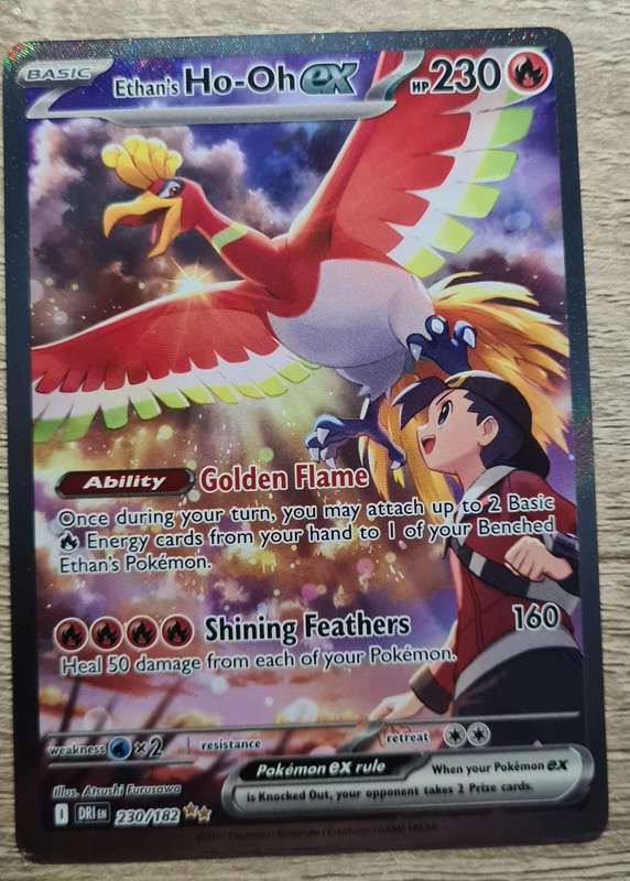 Ethan's Ho-Oh ex #230 Pokemon Destined Rivals