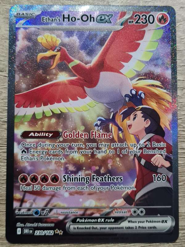 Ethan's Ho-Oh ex #230 Pokemon Destined Rivals
