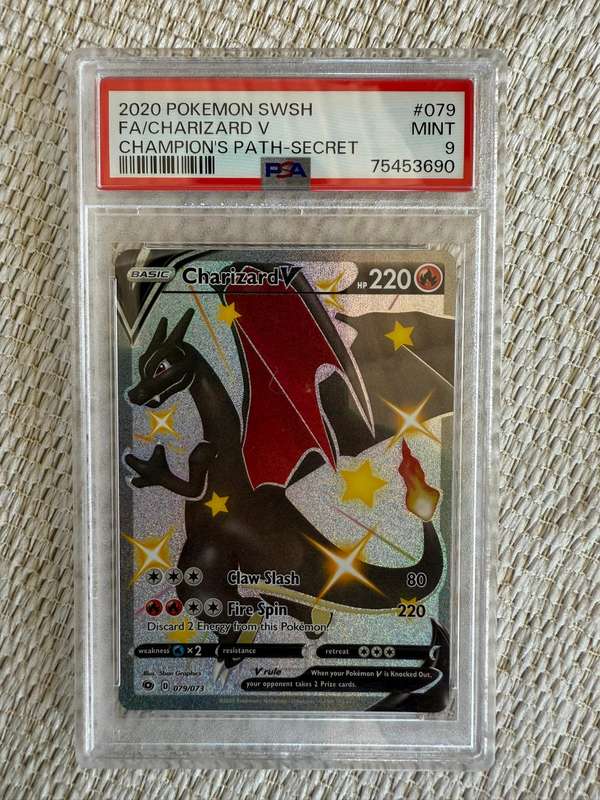 Pokemon TCG #79 Charizard - Champions Path PSA 9
