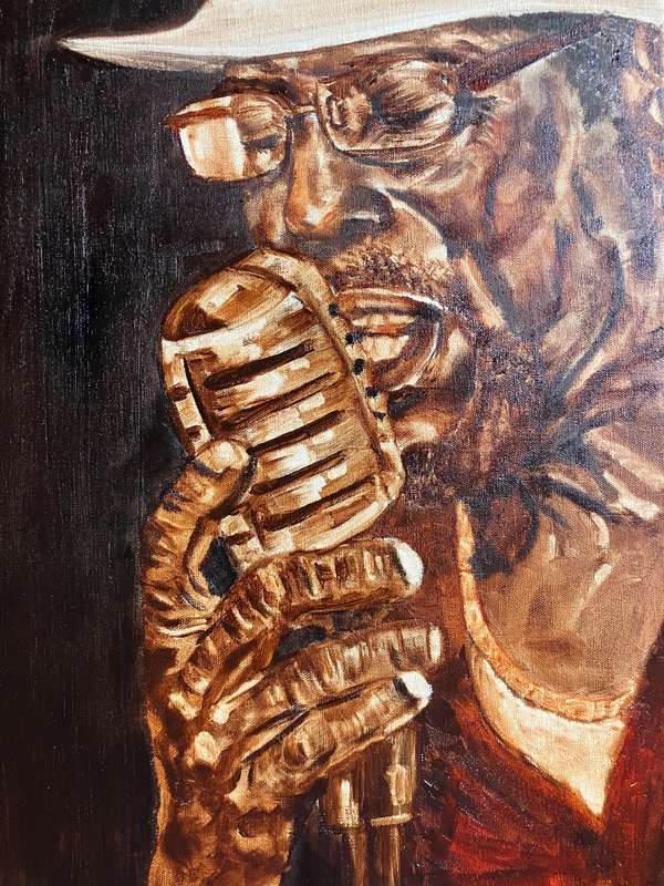 Sepia Musician