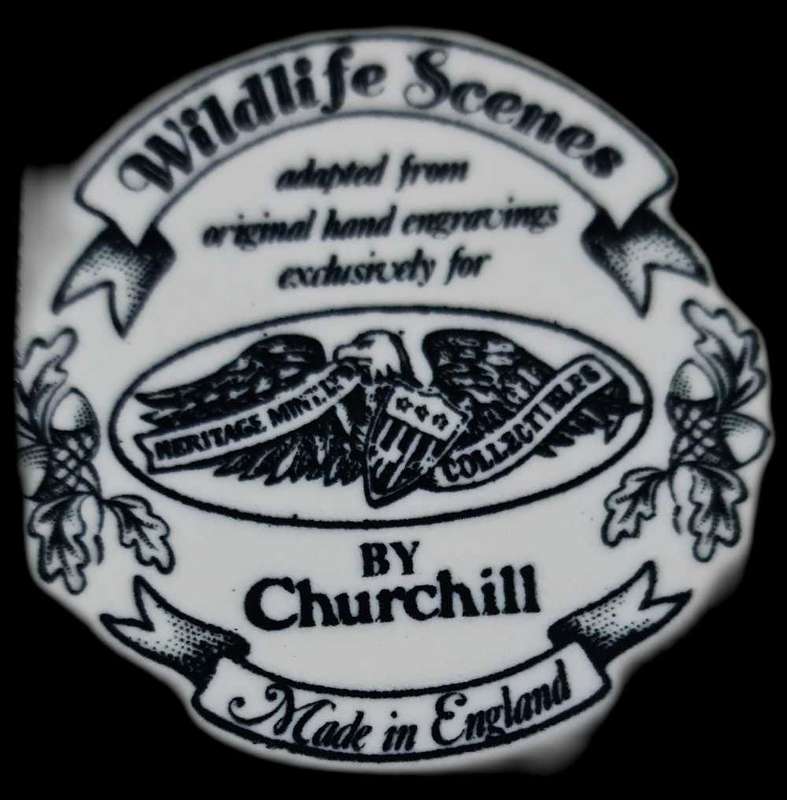 WILD LIFE SCENES BY CHURCHILL PLATE