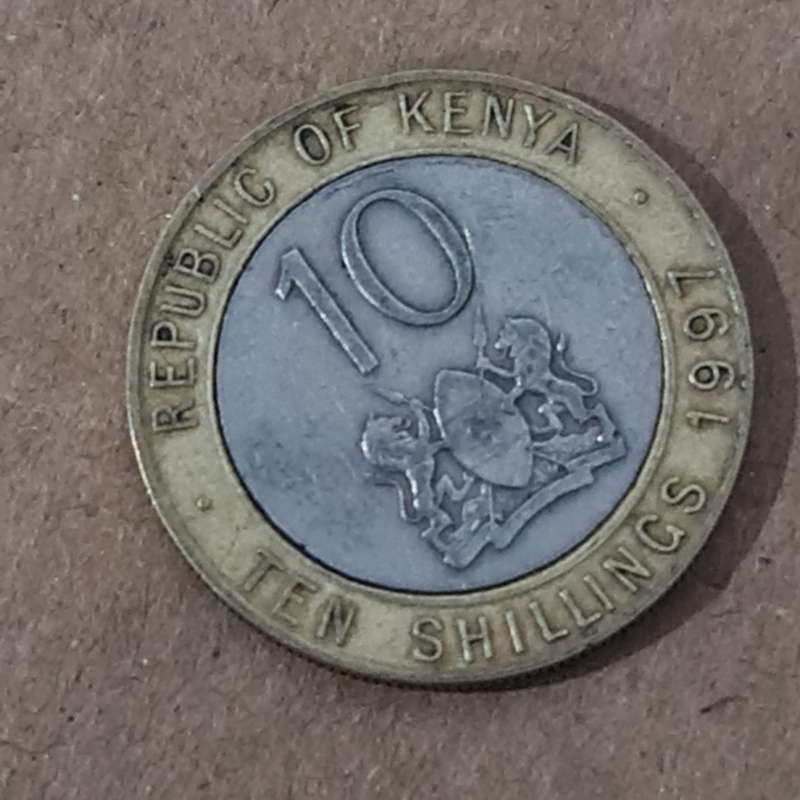 1997 Kenya 10 Shillings
