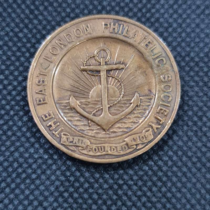 EAST LONDON PHILATELIC SOCIETY MADELLION
