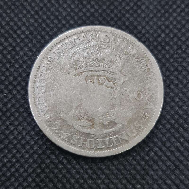 1936 SOUTH AFRICAN 2 1/2 SHILLING