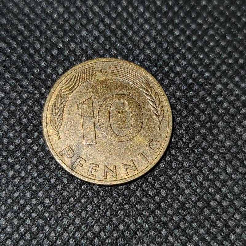 1982 REPUBLIC OF GERMANY 10 PFENNIGS