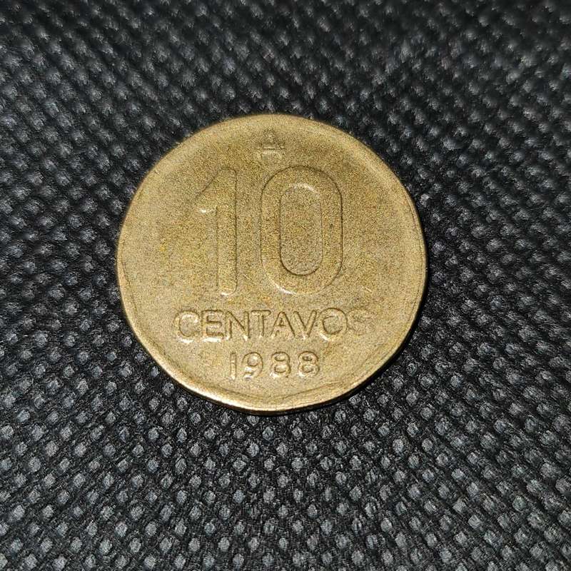 1988 REPUBLIC OF ARGENTINA 10 CENTAVOS