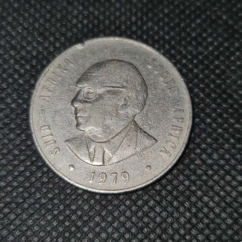 1990 SOUTH AFRICA  R1.00 COIN