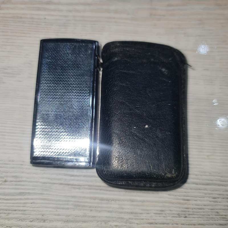 2 X VINTAGE POCKET LIGHTERS WITH POUCHES
