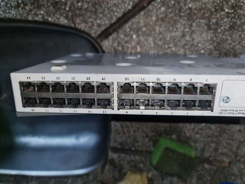 HP PROCURVE ETHERNET PORT SWITCH 2524 24 PORT SWITCH
