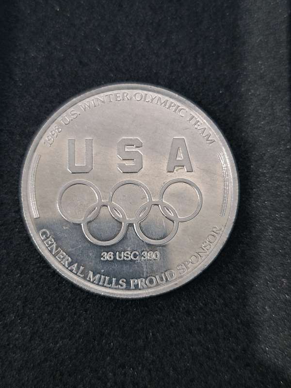 1998 NAGANO OLYMPIC GAMES BOBSLED MEDAL