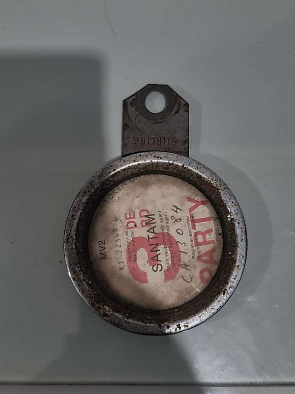 LOT VINTAGE MOTORCYCLE LICENCE DISK HOLDERS