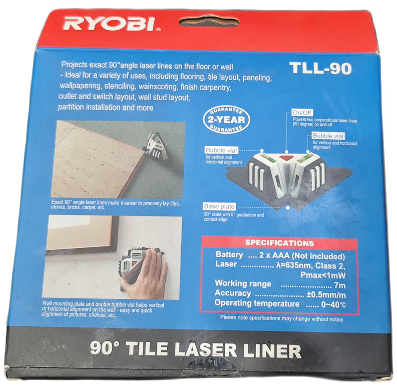 Ryobi 90 Degrees Level For Tiles