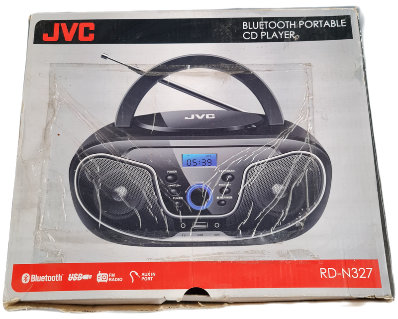 JVC PORTABLE DVD RADIO RD N327